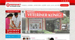 Desktop Screenshot of monovetveteriner.com